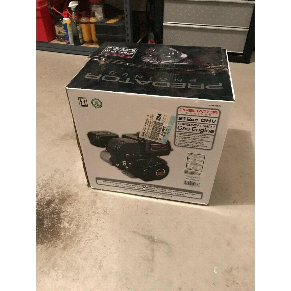 Predator Horizontal Shaft Engine 6.5 HP, 212cc