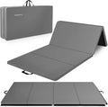 BalanceFrom Pink Folding Gymnastics Mat, Thick Portable Exercise Mat for Home Gym
