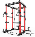 Sportsroyals Power Cage,1600lbs Multi-Function Power Rack with Adjustable Cable Crossover System and More Training