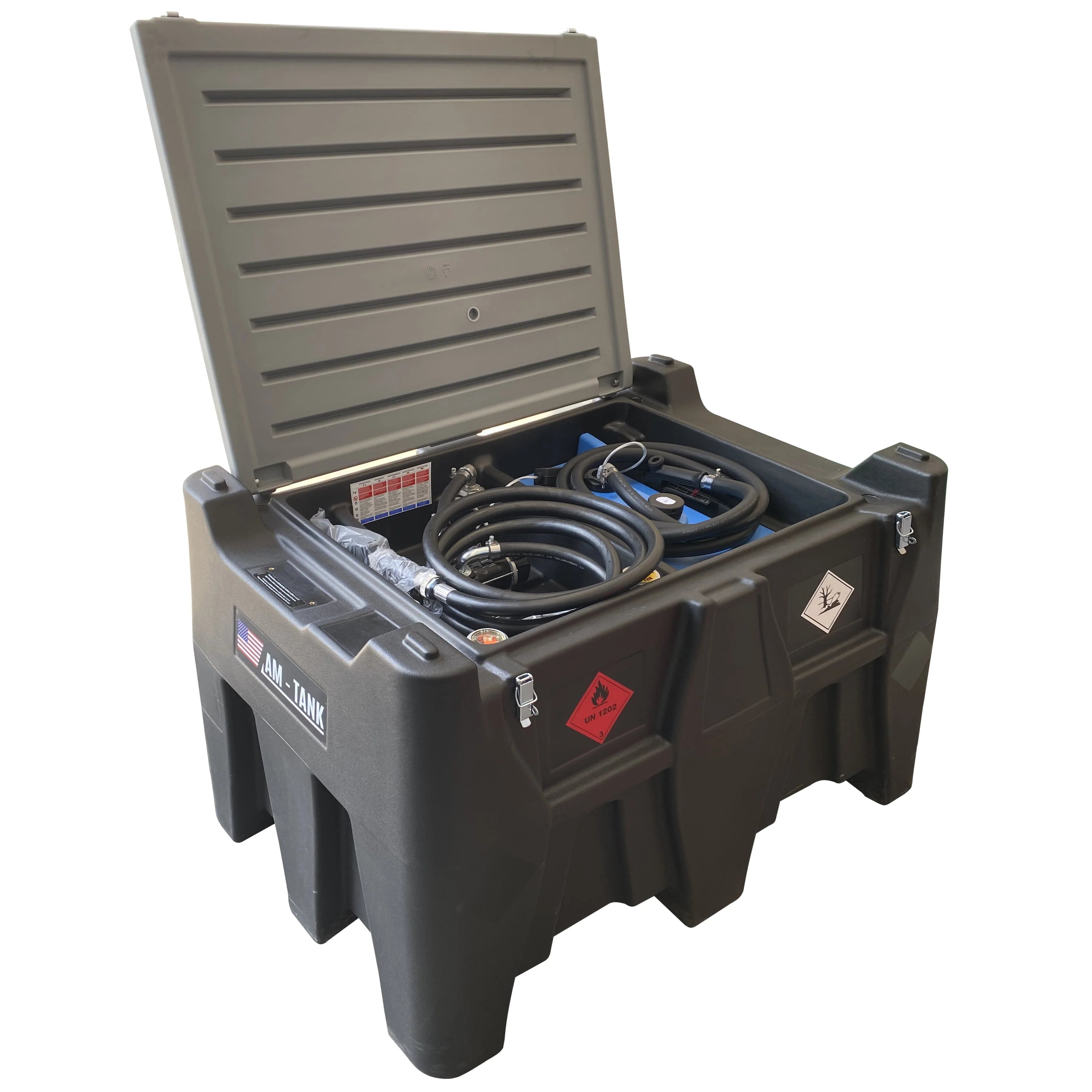 AM-TANK 105gl DIESEL 13gl DEF COMBO Portable Tank with 12V Pumps
