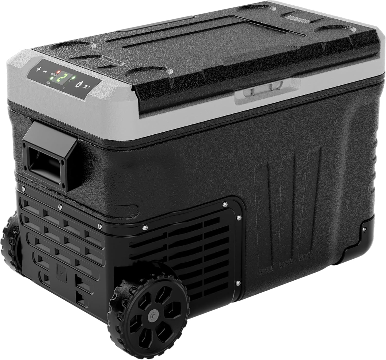 EUHOMY 12 Volt Refrigerator, 37QT(35L) Electric Cooler, Portable Freezer 12V/24V DC 110-240V AC, 12V Fridge -4~68, 12V Cooler