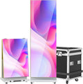 80" P1.86 Flexible Spliceable LED Poster Display - USB Plug-and-Play, Mobile & PC Remote Control, Digital Signage Advertising