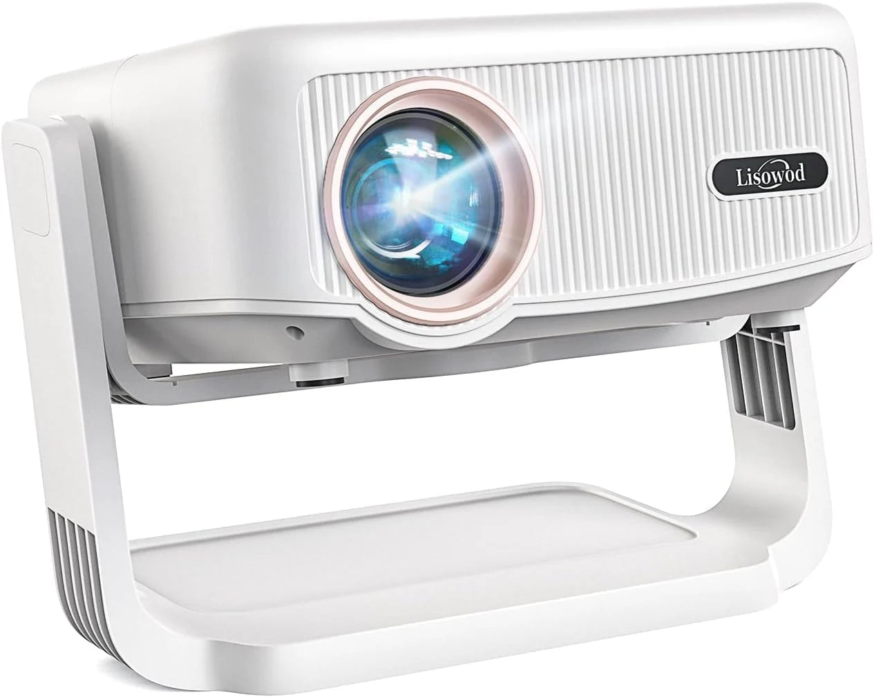 Ultra-Small 1080P Portable Projector Bluetooth 5.2, WiFi 6, Electric Focus, Auto Keystone