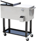 Portable Rolling 80 Quart Steel