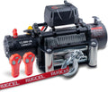 RUGCEL 12000lb 12V Waterproof Electric Winch Steel Rope with Roller Fairlead & Remote