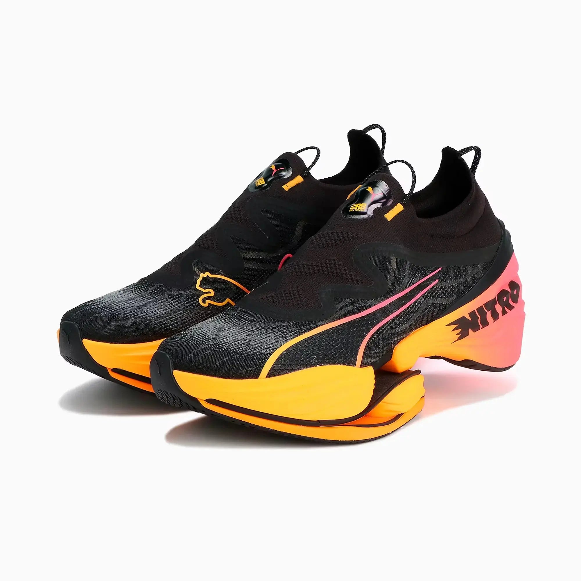 Puma Fast-RB Nitro Elite Black Orange Pink