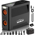 Tire Inflator Portable Air Compressor, Rechargeable Electric Paddle Board Pump 150PSI, 3X Faster Inflation 9 Pump Modes,Auto