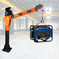 1100lb Folding Dismountable Household Hoist Truck Crane with Electric Hoist (110V) 880lb Pulling Force, Jib Cranes for