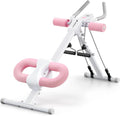 Ab Workout Equipment, Adjustable Ab Trainer Machine for Abs Workout at Home Gym, Foldable, Knee Protection, Abdominal Trainer