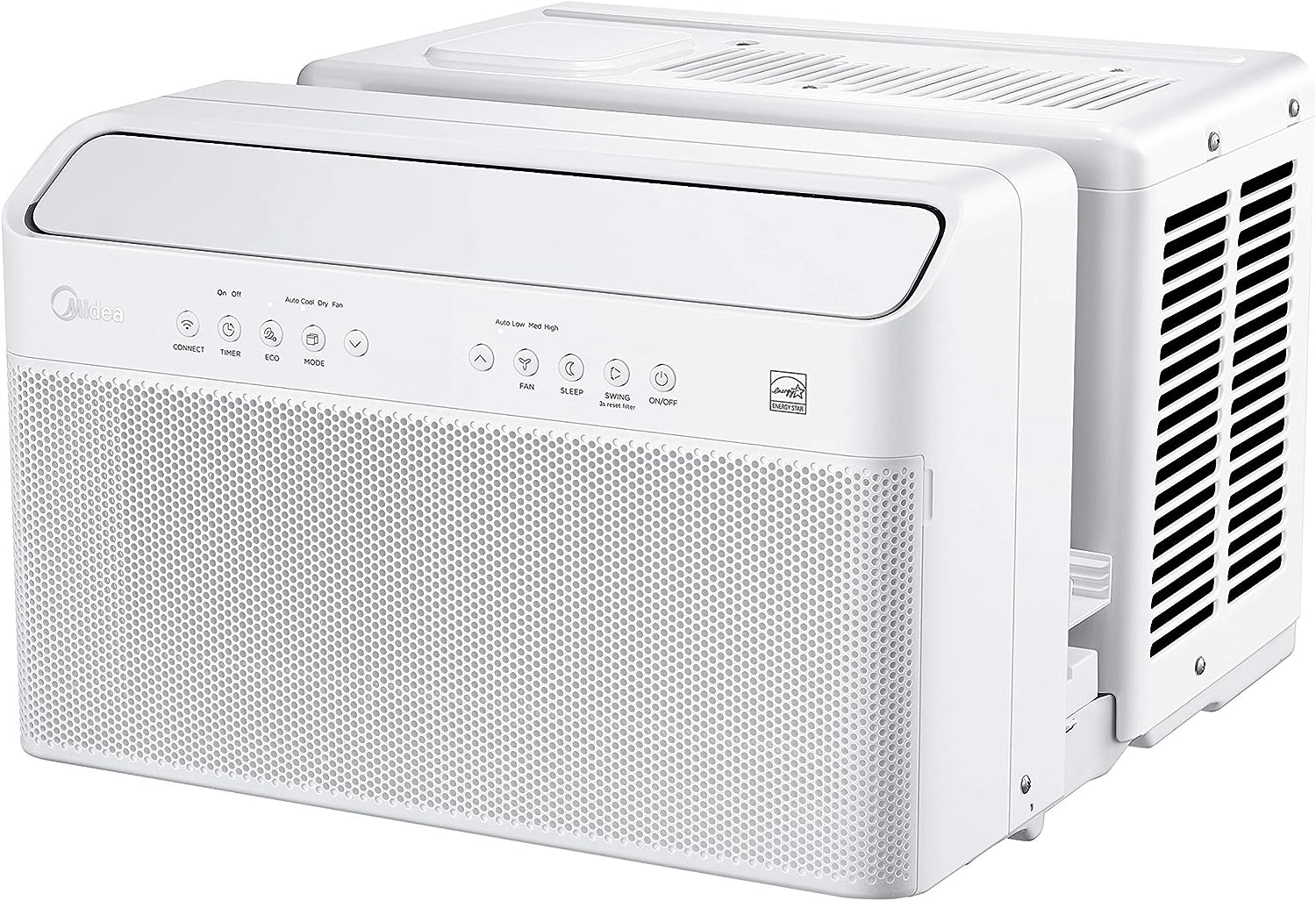 U-Shaped Inverter Window Air Conditioner 12,000BTU with Open Window Flexibility, Robust Installation,Extreme Quiet, 35%