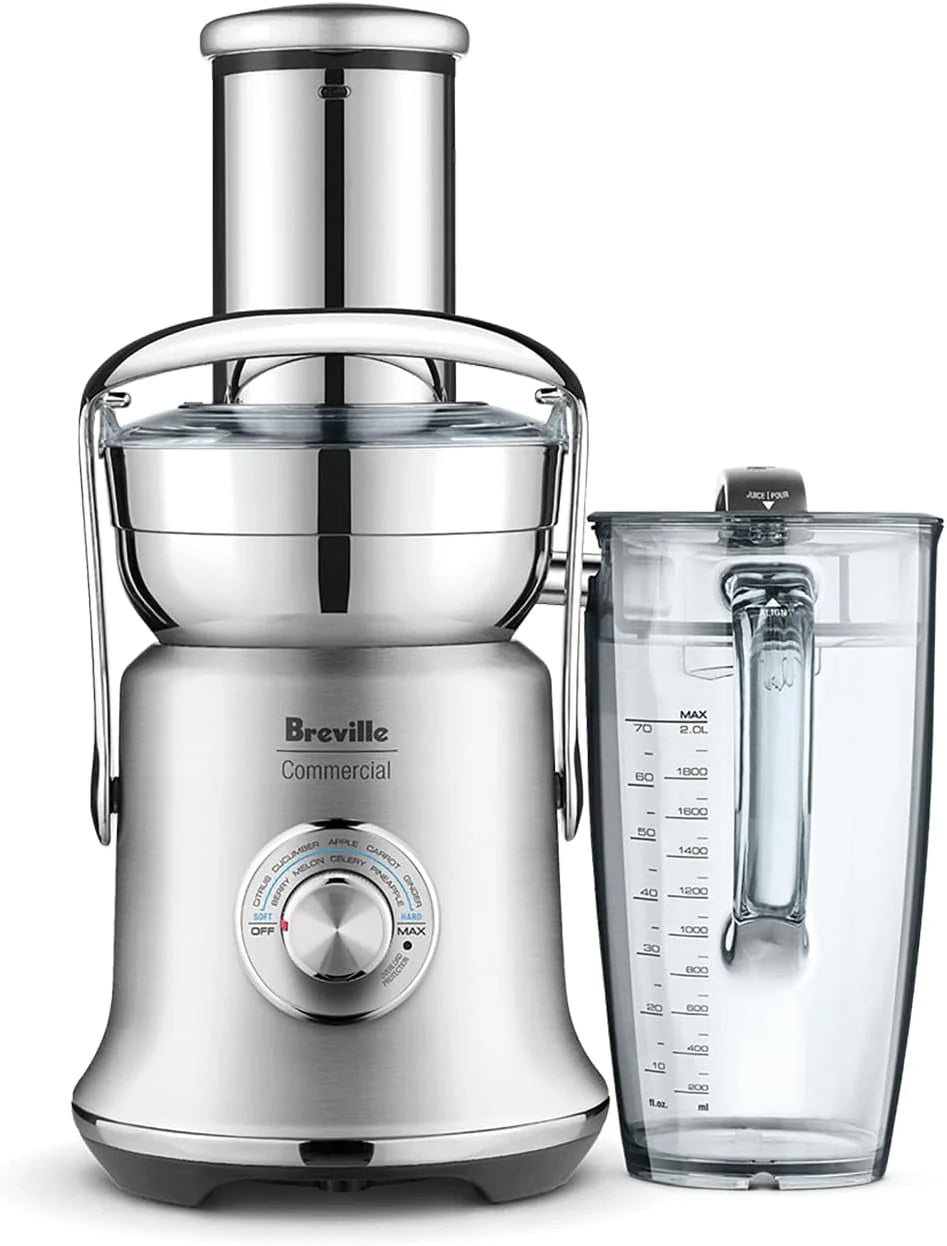 Commercial Juice Maker XL Professional Juicer, Sandblasted Stainless Steel Material
