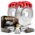 Powerstop 2001 Toyota Tacoma Front Z36 Z36 Truck Carbon-Fiber Ceramic Brake Pad, Drilled & Slotted Rotor Calipers