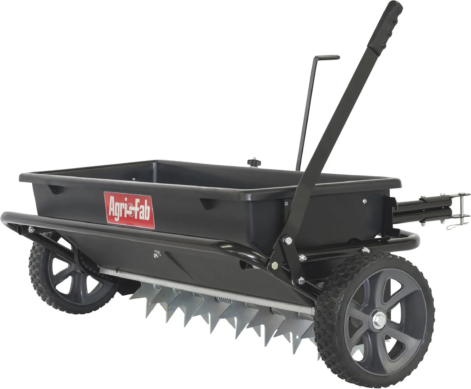 100-pound traction type seeder/seeder/sprayer, black version