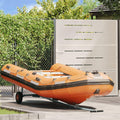 Foldable Adjustable 2-Wheel Boat Trailer 160kg Steel Capacity