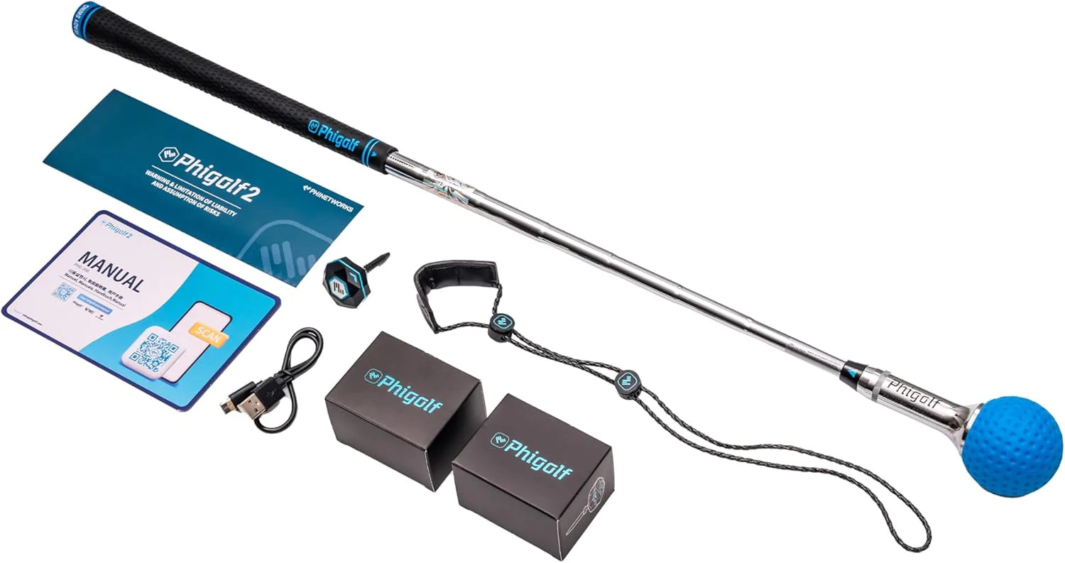 Home Golf Game Simulator: Enjoy Interactive Golf with Motion Sensor & Swing Stick for Indoor & Outdoor Fun 38,000 Courses