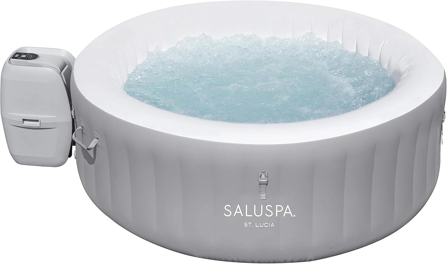 Inflatable Hot Tub Spa (71" x 26") | Portable Hot Tub with 2 Covers (1 Energy-Efficient Thermal Cover and 1 Standard Cover) |