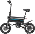 Gotrax NANO 14" Folding Electric Bike, 350W, 41km Range, 25km/h, Adjustable Seat, Dual Fenders, Commuter E-Bike for