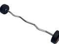 20LB-60LB Ruber EZ Curl Barbell Set (no rack)