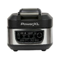 PowerXL Grill Air Fryer Combo Plus 6 QT 12 in 1 Indoor Slow Cooker, Roast, Bake, 1550 Watts, Stainless Steel Finish : Home &