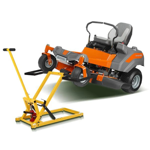 Lawn Mower Lift with Hydraulic Jack, 26 Inches Lawn Mower Lift, Welded Solid Steel Construction, Weight Capacity 500 LBS, for