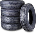 Libra Trailer Parts set of 4 Heavy Duty Trailer Tires ST205/75R15 205 75 15 10-Ply Load Range E Steel Belted Radial w/Scuff