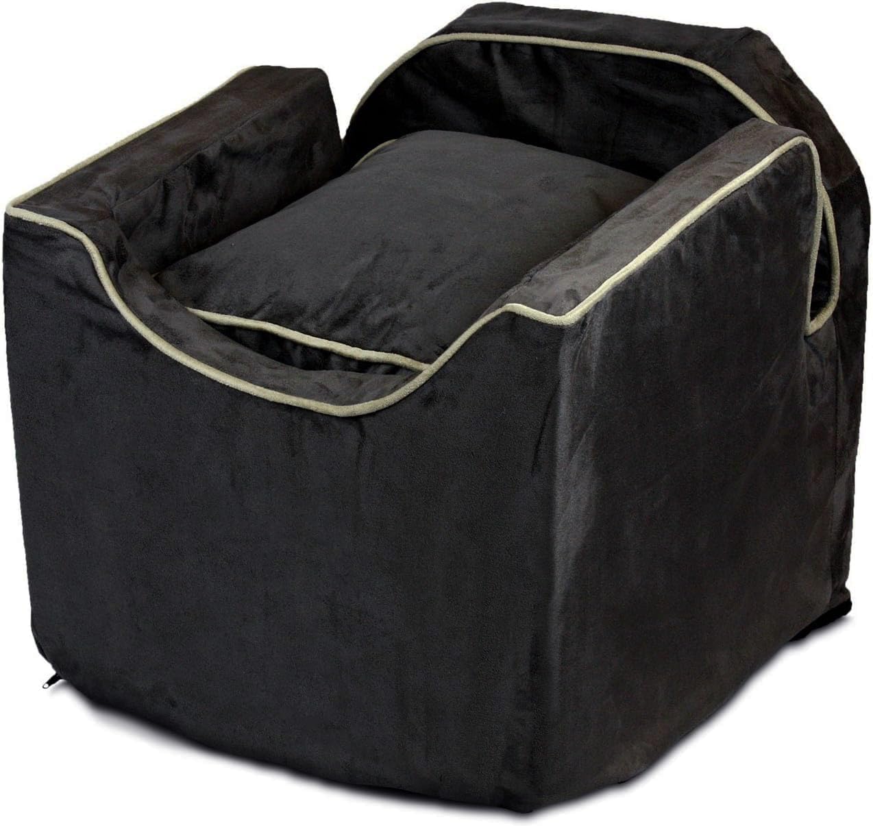 Dog Booster Car Seat for Small Dogs 515lbs, Anti-Car Sickness, Washable Cover