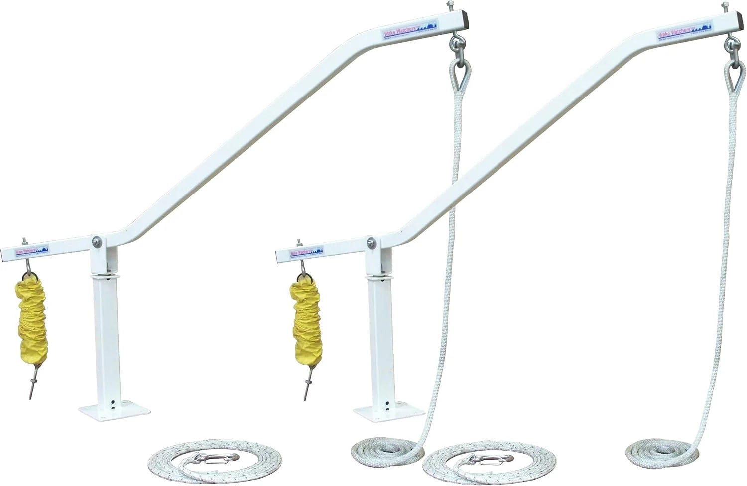 Dock Edge Side Mooring Arms and Wake Watcher Mooring System Lines and Hardware, 3500-Pound