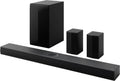 LG - 5.1.1-Channel S70TR Home Theater Soundbar with Wireless Subwoofer and Rear Speakers, Dolby Atmos, WOW Orchestra - Black