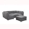 6-Piece Modular Fabric Sectional