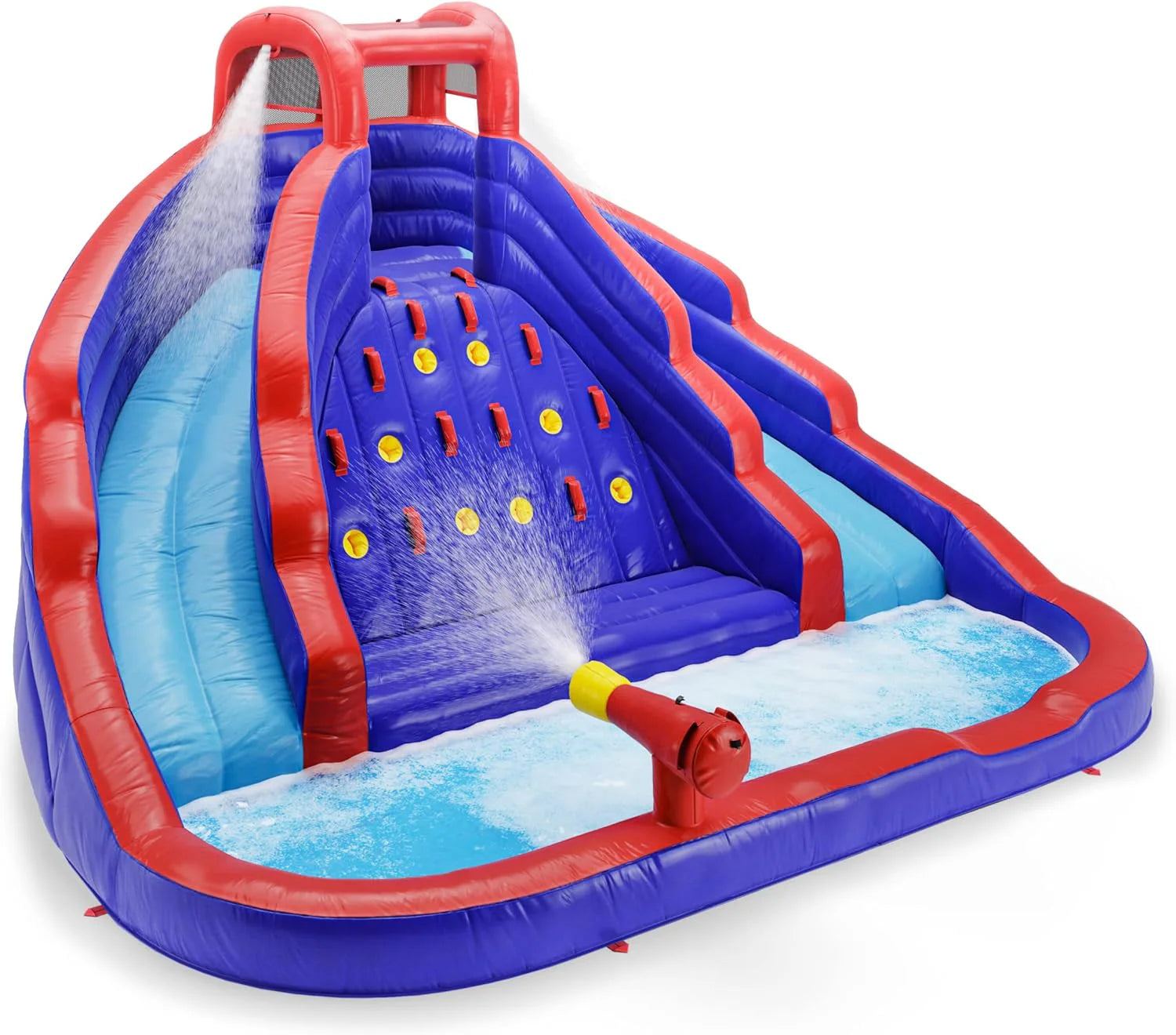 Inflatable Water Slide| Water Bounce House Waterslide for Backyard, Kids and Adults | Inflatable Water Park with Air Pump &