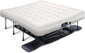 Ivation EZ-Bed (King) Air Mattress with Frame & Rolling Case, Self Inflatable, Blow Up Bed Auto Shut-Off, Comfortable Surface