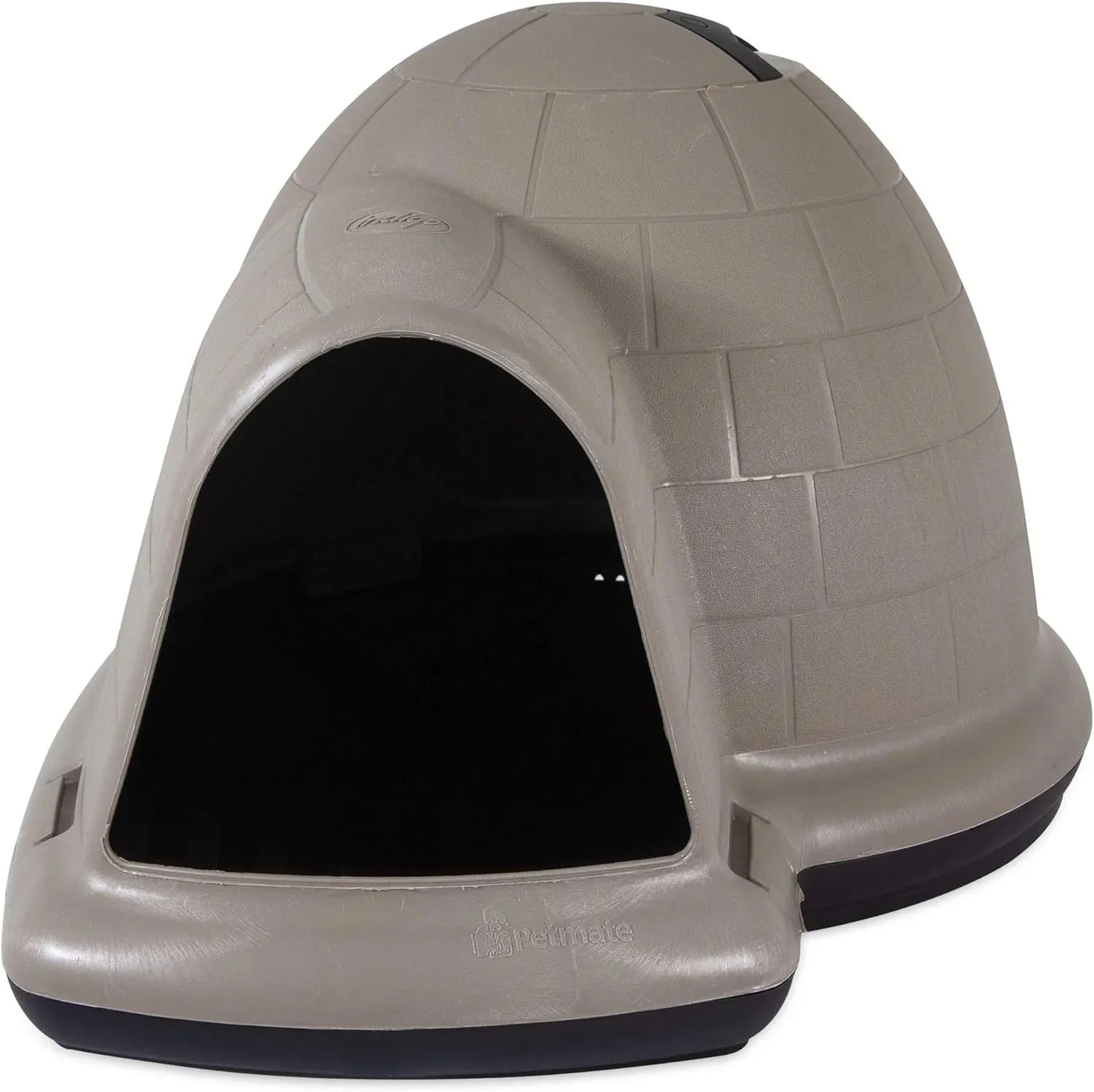 Petmate Indigo Dog House (Igloo Dog House, Made in USA with 90% Recycled Materials, All Weather Protection Pet Shelter) for