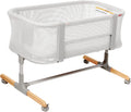 Baby Bassinet, Cozy Up 2-in-1 Bedside Sleeper & Bassinet, Grey