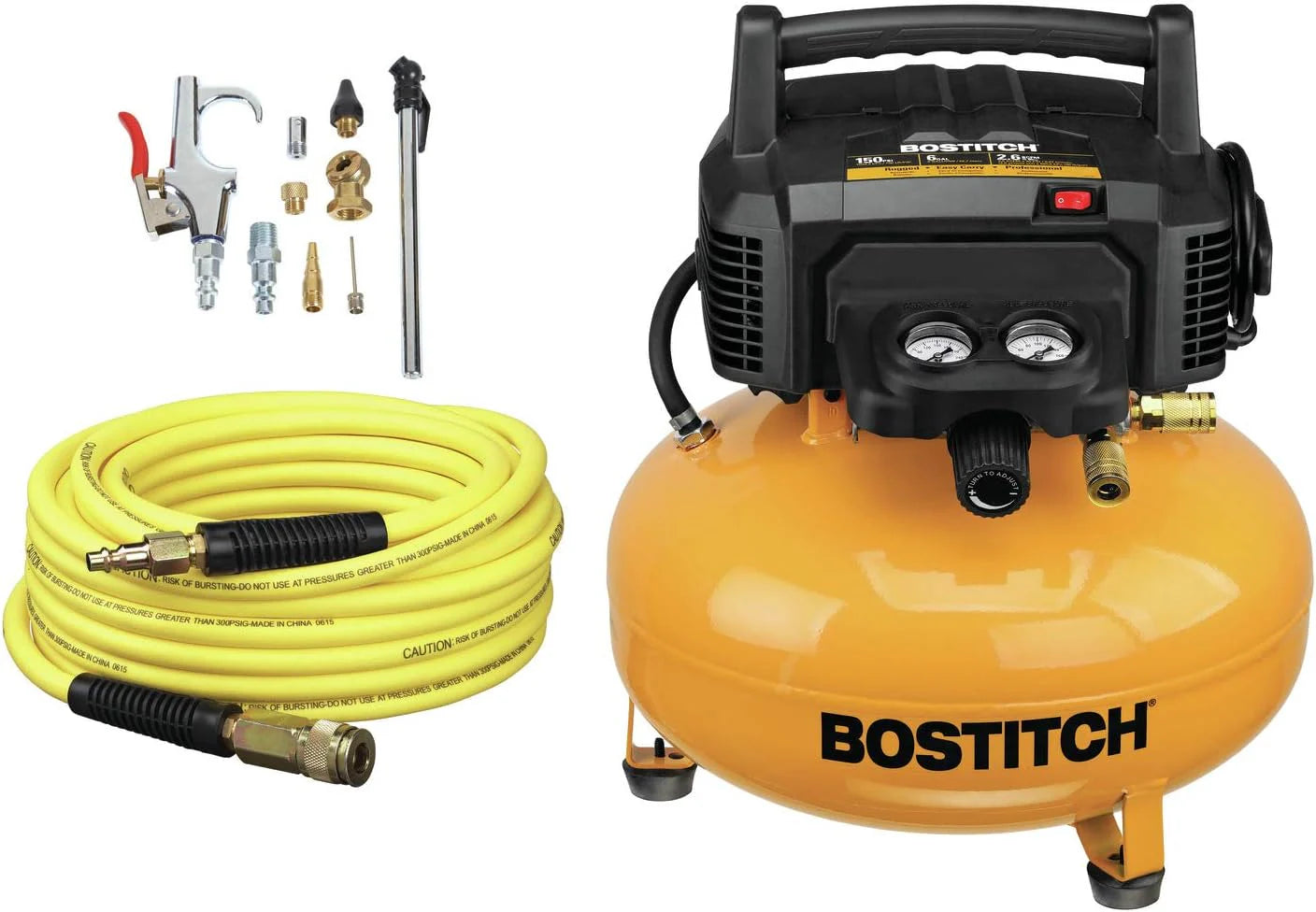 Air Compressor Combo Kit, 3-Tool (BTFP3KIT) 21.1 x 19.5 x 18 inches , Yellow