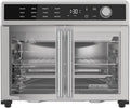 Crisp 'N Bake Air Fryer Toaster Oven Combo, 12 in 1 Countertop Convection Oven Cooks Food Fast, Fits a Whole Pizza or 6 Toast