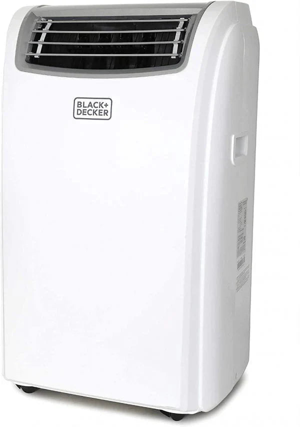BLACK DECKER 14,000 BTU Portable Air Conditioner with Heat and Remote Control, White
