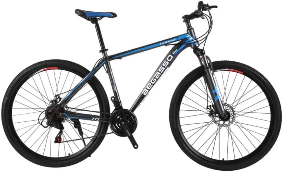 21-Speed Men's Mountain Bike Double Disc Brake 29 Inches All-Terrain City Bikes Adults Only Outdoor Cycling Hard Tail Front