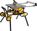 DEWALT 10 Inch Table Saw, 32-1/2 Inch Rip Capacity, 15 Amp Motor, With Rolling