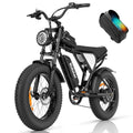 Electric Bike for Adults Ridstar, 1200W 30mph Moutain Bike,48V 15.6AH Battery E-Bike,20" Fat Tire Electric