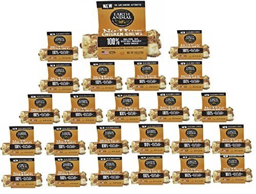 24 Pack) Earth Animal No-Hide Chicken Chews 4