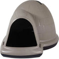 Petmate Indigo Dog House (Igloo Dog House, Made in USA with 90% Recycled Materials, All Weather Protection Pet Shelter) for