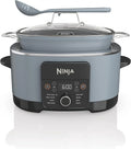 8.5L Multi-Function Cooking Pot 8-in-1 (Slow Cooker, Steamer, etc.), Non-Stick, 500°F Safe, Sea Salt Grey