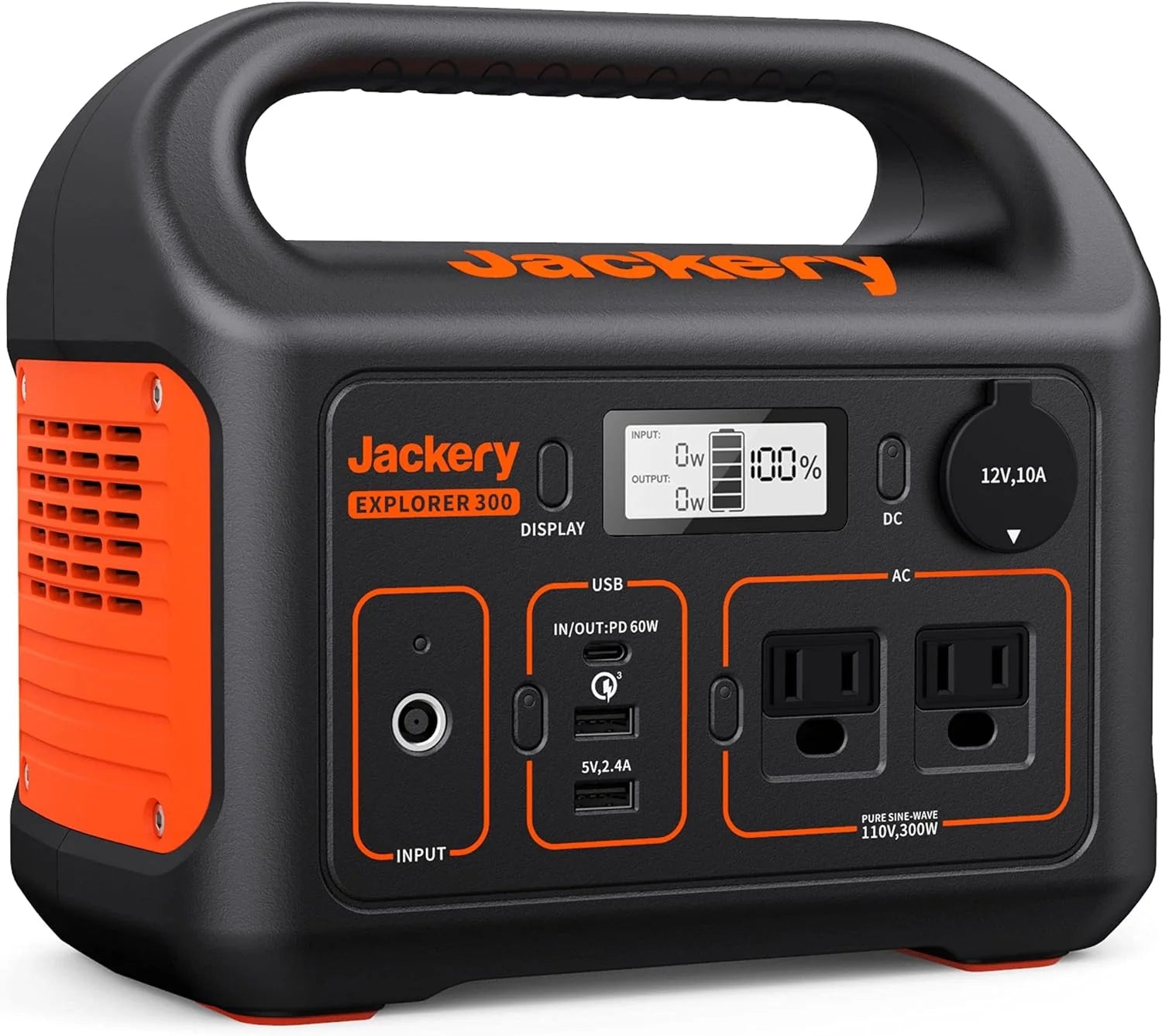 Jackery Portable Power Station Explorer 300, 293Wh Backup Lithium Battery, 110V/300W