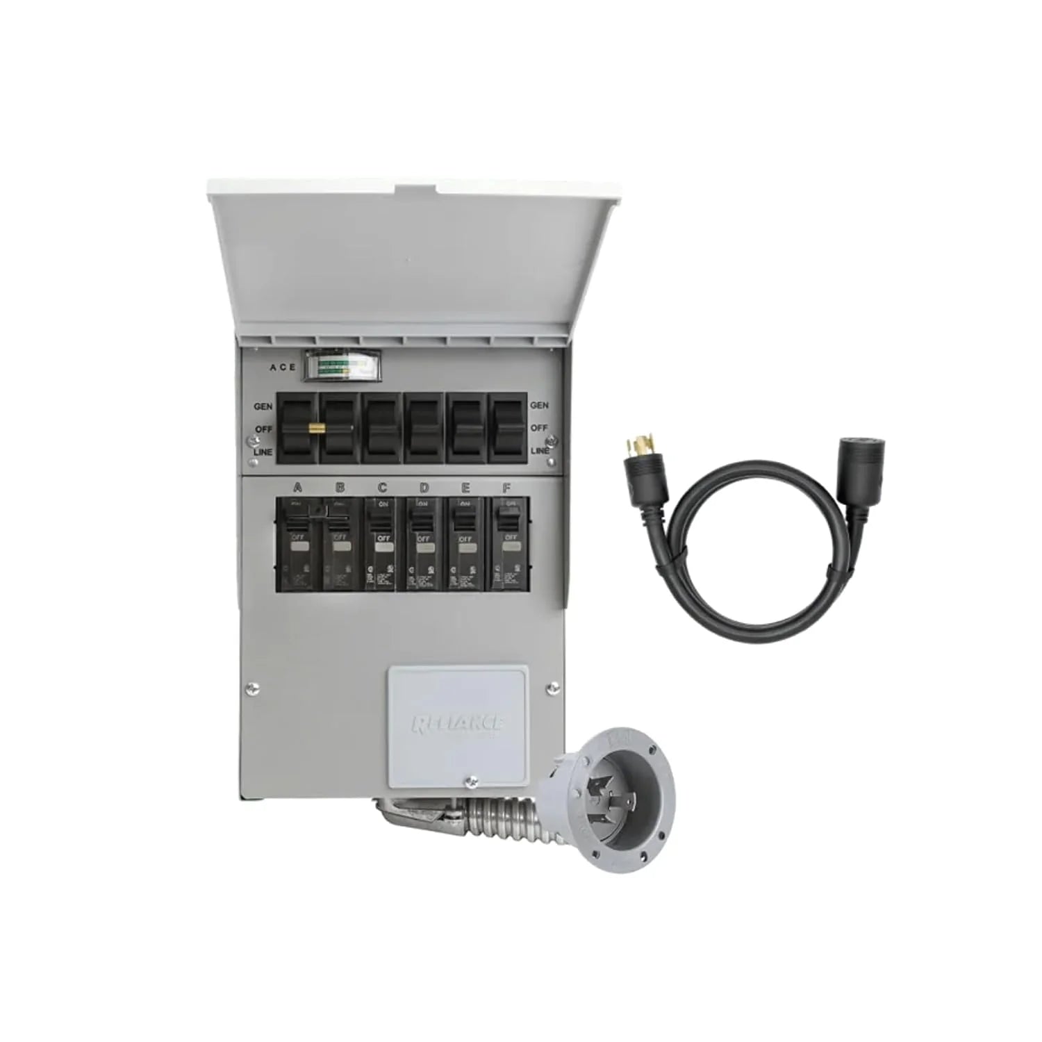 Delta Pro Emergency Backup Kit 6-Circuit 125V Switch Adapter Cable