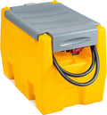TECSPACE 58 Gallon Gasoline Tank, Portable Fuel Tank with 12V Electric Fuel Transfer Pump, 40 GPM Gasoline Fuel Tank with 4