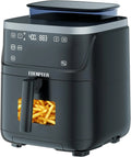 11-Piece 6L Large Air Fryer, Non-Toxic, 450°F Ultimate Crisping Technology, Air Fry/Bake/Heat/Dehydrate