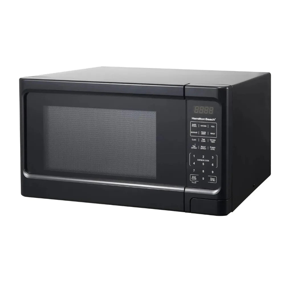 Hamilton Beach 1.1 Cu. Ft. Sleek Black Digital Microwave - Effortless Touchpad Controls