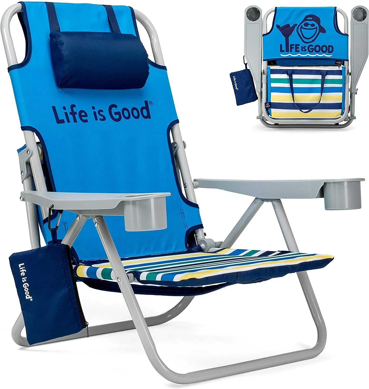 ake Blue Beach Chair, Short