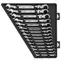 48-22-9513 Flex Head Ratcheting Metric Combination Wrench Set - 15 PC