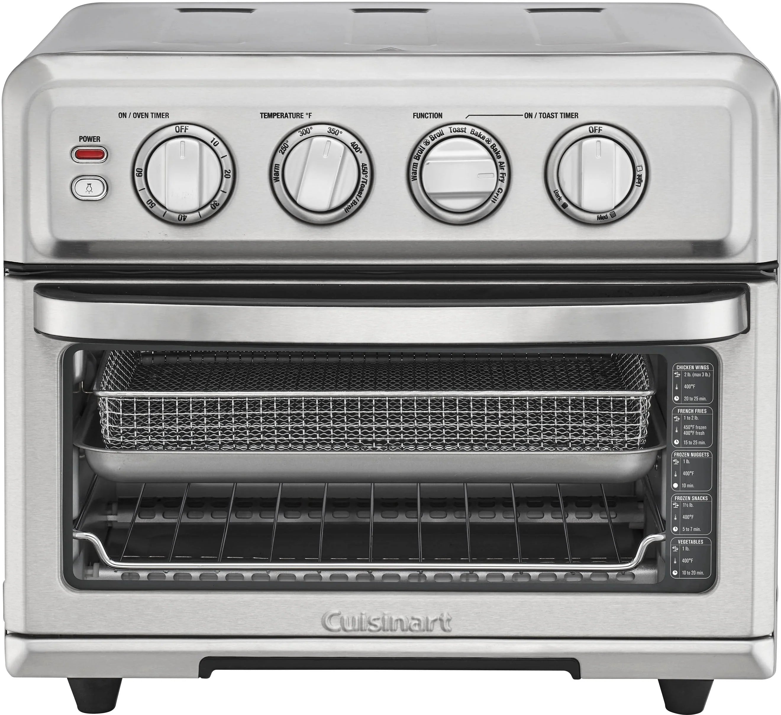 Cuisinart Air Fryer Toaster Oven with Grill Stainless Steel